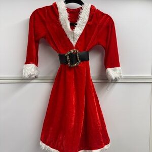 Red Santa Dress with Belt Mean Girls